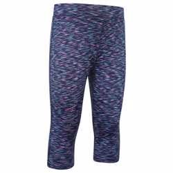Mountain Warehouse Girls Kayleigh Space Dye 3/4 Leggings - 5-6 Years, Indigo