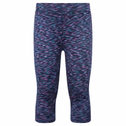 Mountain Warehouse Girls Kayleigh Space Dye 3/4 Leggings - 11-12 Years, Indigo