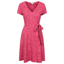 Mountain Warehouse Womens/Ladies Santorini Flower Jersey Wrap Dress - 8 UK, Red