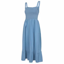 Mountain Warehouse Womens/Ladies Marbella Strappy Shirred Midi Dress - 6 UK, Pale Blue