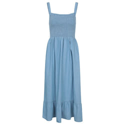 Mountain Warehouse Womens/Ladies Marbella Strappy Shirred Midi Dress - 10 UK, Pale Blue