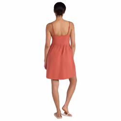 Mountain Warehouse Womens/Ladies Sienna Seersucker Midi Dress - 10 UK, Rust