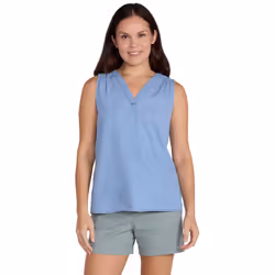 Mountain Warehouse Womens/Ladies Tuscany Chambray Sleeveless Shirt - 10 UK, Light Blue