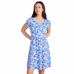 Mountain Warehouse Womens/Ladies Orchid Floral UV Dress - 6 UK, Bright Blue