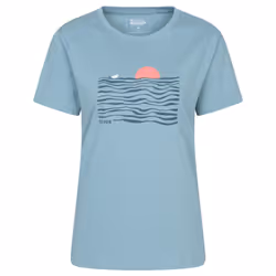 Mountain Warehouse Womens/Ladies Devon Relaxed Fit T-Shirt - 10 UK, Pale Blue