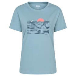 Mountain Warehouse Womens/Ladies Devon Relaxed Fit T-Shirt - 10 UK, Pale Blue