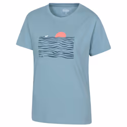 Mountain Warehouse Womens/Ladies Devon Relaxed Fit T-Shirt - 10 UK, Pale Blue