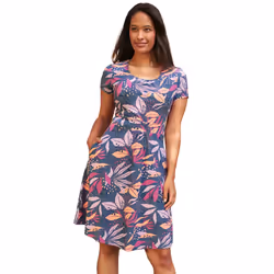 Mountain Warehouse Womens/Ladies Orchid Leafy Floral Dress - 20 UK, Purple