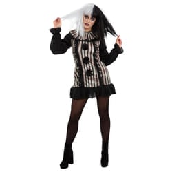 Smiffys Womens/Ladies Vintage Clown Costume Set - 16-18 UK, Black