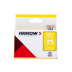 Arrow T59 Insulated Staples - 6 x 6mm, Clear