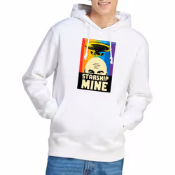 Star Trek Mens The Next Generation Season 6 Episode 18 Hoodie - L, White