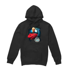 Star Trek Mens 30 Jean-Luc Picard Hoodie - S, Black