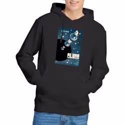 Star Trek Mens The Next Generation Season 4 Episode 14 Hoodie - XXL, Black