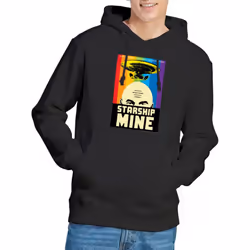Star Trek Mens The Next Generation Season 6 Episode 18 Hoodie - M, Black