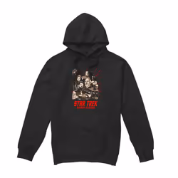 Star Trek Mens Poster Hoodie - XXL, Black