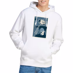 Star Trek Mens The Next Generation Season 6 Episode 1 Hoodie - XL, White