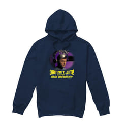 Star Trek Mens Not a Hair Dresser Hoodie - S, Navy