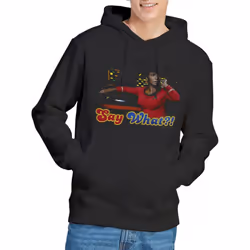 Star Trek Mens Say What Hoodie - S, Black