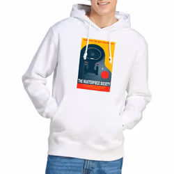 Star Trek Mens The Next Generation Season 5 Episode 13 Hoodie - L, White