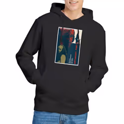Star Trek Mens The Next Generation Season 6 Episode 17 Hoodie - L, Black