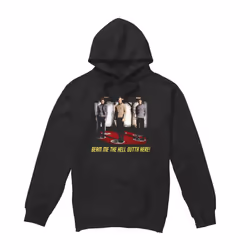 Star Trek Mens Beam Me Out Hoodie - S, Black
