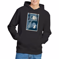 Star Trek Mens The Next Generation Season 6 Episode 1 Hoodie - S, Black