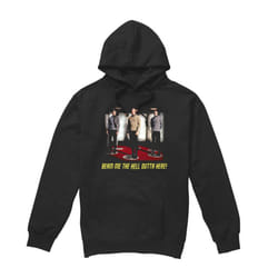Star Trek Mens Beam Me Out Hoodie - XXL, Black
