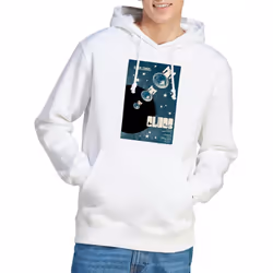 Star Trek Mens The Next Generation Season 4 Episode 14 Hoodie - M, White