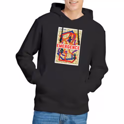 Star Trek Mens The Next Generation Season 7 Episode 23 Hoodie - XL, Black