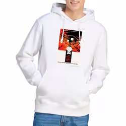 Star Trek Mens The Next Generation Season 4 Episode 1 Hoodie - L, White