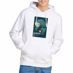Star Trek Mens The Next Generation Season 5 Episode 19 Hoodie - S, White