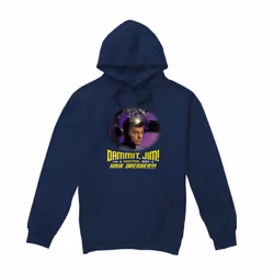 Star Trek Mens Not a Hair Dresser Hoodie - XL, Navy