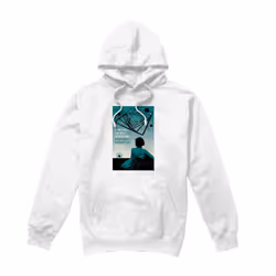 Star Trek Mens The Next Generation Season 3 Episode 14 Hoodie - M, White