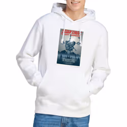 Star Trek Mens The Next Generation Season 3 Episode 1 Hoodie - S, White