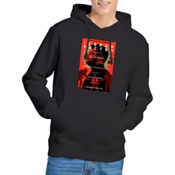 Star Trek Mens The Next Generation Season 2 Episode 14 Hoodie - L, Black