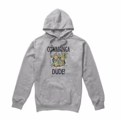 Teenage Mutant Ninja Turtles Mens Cowabunga Dude Hoodie - M, Sport Heather