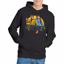 Star Trek Mens Phasers Ready Hoodie - XXL, Black