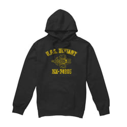 Star Trek Mens Defiant Athletic Hoodie - XL, Black