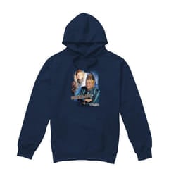 Star Trek Mens Neelix Hoodie - S, Navy