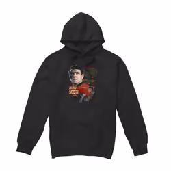 Star Trek Mens Chief Engineer Scott Hoodie - L, Black