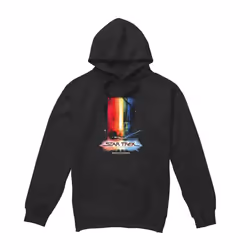 Star Trek Mens Motion Picture Poster Hoodie - S, Black