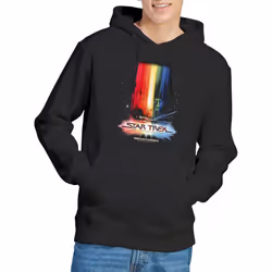 Star Trek Mens Motion Picture Poster Hoodie - S, Black