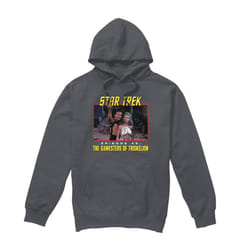 Star Trek Mens Episode 46 Hoodie - XXL, Charcoal