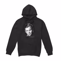 Star Trek Mens Captain Kirk Portrait Hoodie - XXL, Black