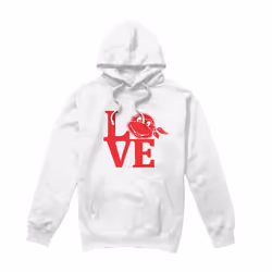 Teenage Mutant Ninja Turtles Mens Love Valentine's Day Hoodie - XXL, White