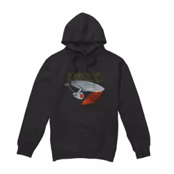 Star Trek Mens Enterprise Retro Hoodie - XL, Black