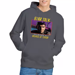 Star Trek Mens Balance of Terror Hoodie - M, Charcoal