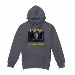 Star Trek Mens The Corbomite Maneuver Hoodie - S, Charcoal