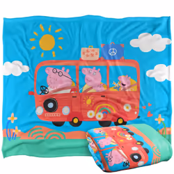 Peppa Pig Road Trip Blanket