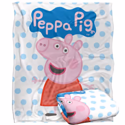 Peppa Pig Logo Blanket